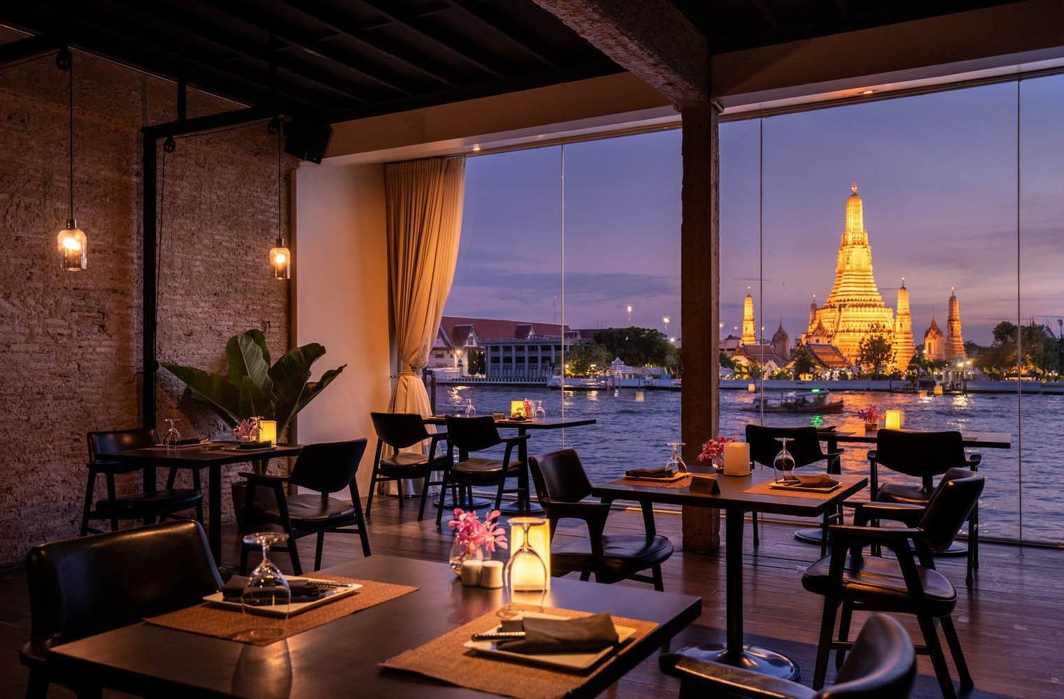 Sala Rattanakosin Eatery and Bar The Ultimate Temple View